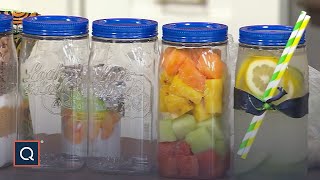 LocknLock Set of (6) 4-Cup Twist Lid Mason Jars | QVC