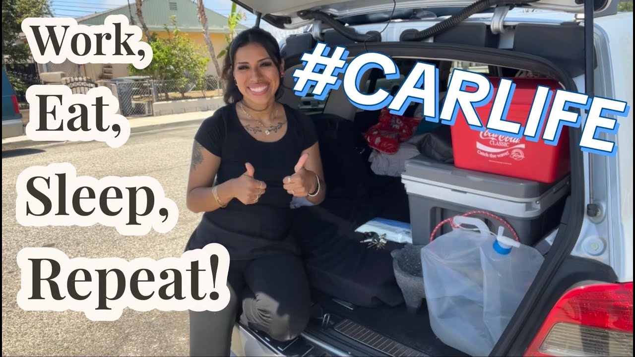 Realistic Day In The Life | Car Living - YouTube