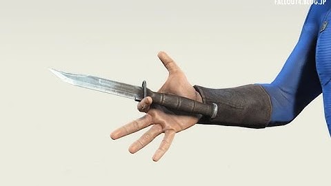 fallout4.blog.jp MOD Review - Knife Animation Pack by wardaddy