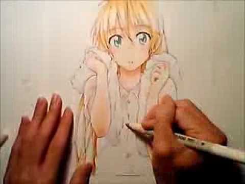 ニセコイの桐崎千棘をアナログで描いてみた Drawing Chitoge Kirisaki From Nisekoi Youtube