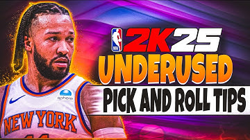 NBA 2K25 Tips And Tricks: Underrated Pick And Roll Moves YOU NEED TO KNOW