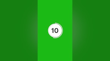 Countdown 15 Seconds Green Screen | Free Stock #shorts