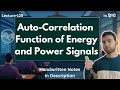 Auto-Correlation Function of Energy and Power Signals | Definition and Formulae || Signals & System