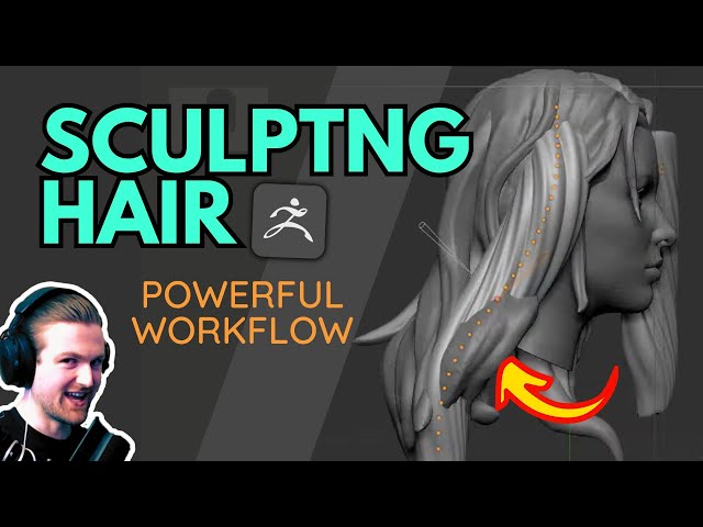 🦜Sculpting Hair? BEST Workflow 