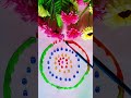 Colour Mixing Rangoli 💫#Satisfying#Fanny#Art #Trending#Shorts#video #Viral#video#drawing#painting🧡🤍💚