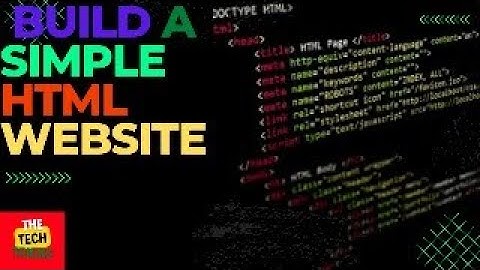 HTML Tutorial - How to Make a Super Simple Website   (1st part)