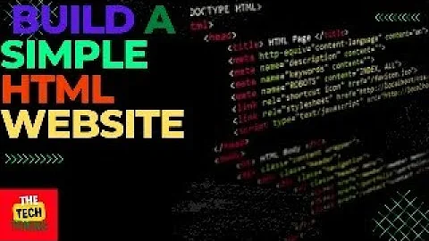 HTML Tutorial - How to Make a Super Simple Website   (1st part)