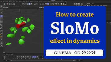 How to create slow motion effect in Cinema 4D 2023 @MaxonVFX