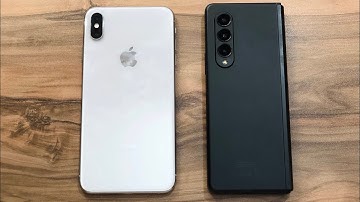 Samsung Galaxy Z Fold 3 vs iPhone Xs Max