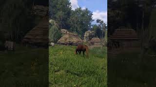 Beautiful Horse and Landscape in Games #shorts #shortvideo #4k #gaming #realtimegraphics