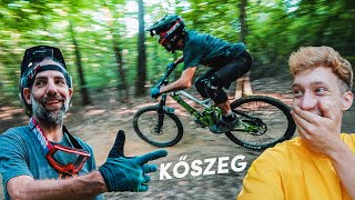 Kanyar rombolás a Patkány Bikeparkban Kőszegen