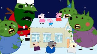 GIANTS ZOMBIES ATTACK PEPPA PIG AND FRIENDS - CHRISTMAS SPECIAL