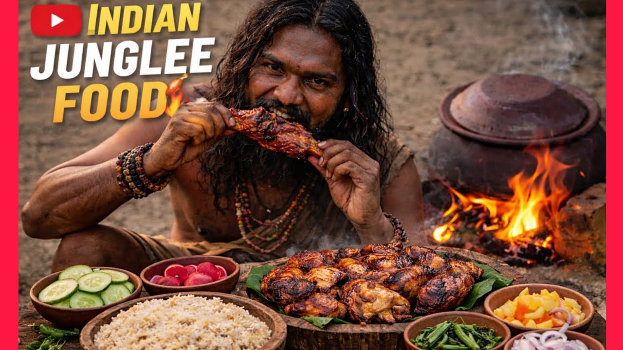 Chicken curry Chawal coocked in jungle.#Jungleerasoi #junglecoocking