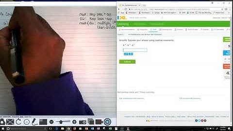 IXL V6 Multiplication and Division with Exponents
