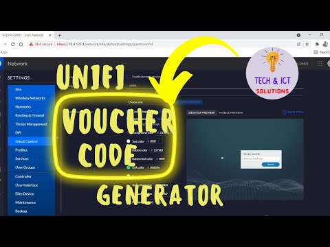 Unifi /WIFI  Voucher Code Generate  || 2022 ||