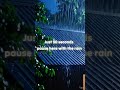 🌧️Stay in Calm for 30 Seconds -Cozy Cabin Rain | Sleep, Stress relief #rainsounds #relax