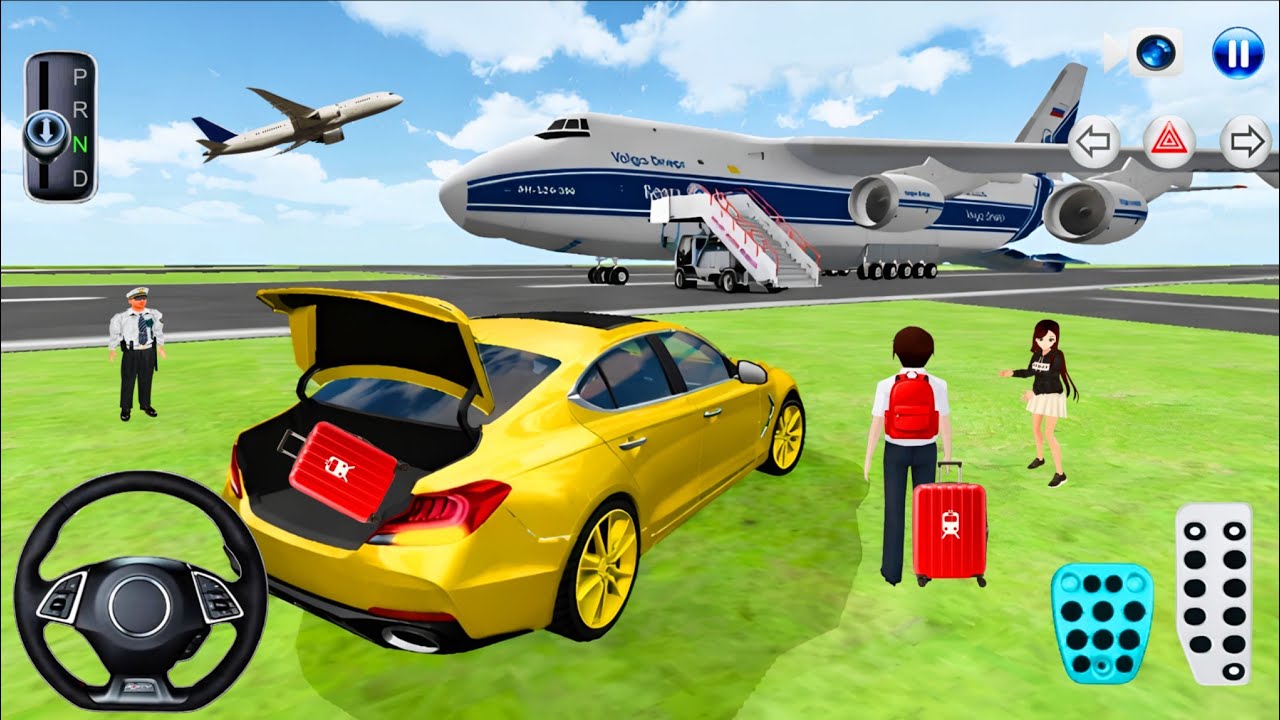 Car vs Plane Travel Challenge 🚘💥 ️ Which is Faster? | 3D Driving Class ...