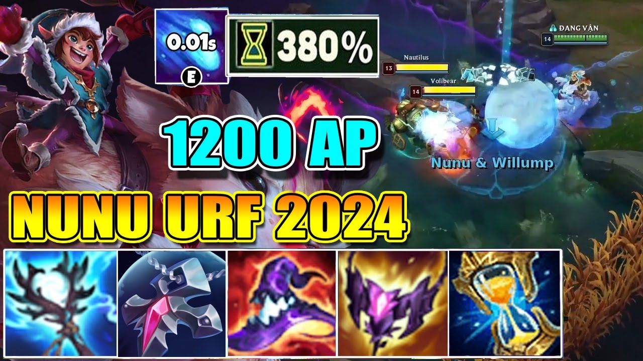 LÍ DO NUNU LÀ CƠN ÁC MỘNG TRONG MỖI TRẬN URF 2024 !