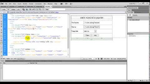 Bai 29 Hiển thị dữ liệu lên form sửa thiet ke va lap trinh web voi php mysql   YouTube