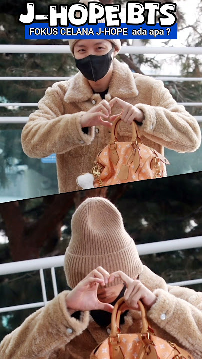 J-Hope BTS di Incheon airport ke Paris,fokus celana hobi?