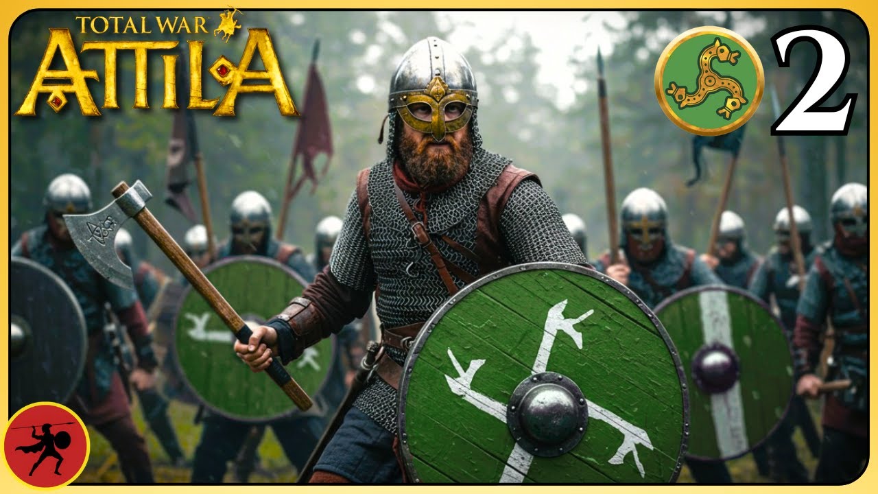 Total War: Attila - Legendary Franks Campaign | Brutal Siege of Alabu