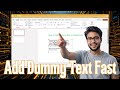 How To Add Dummy Text In PowerPoint | Quick & Easy Methods (2025)
