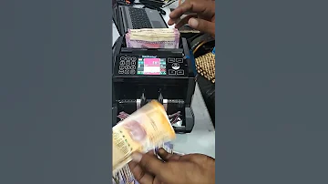 #trending RBI Note Counting Machine With Fake Note Detector #shorts #2023 #notenews #2000note