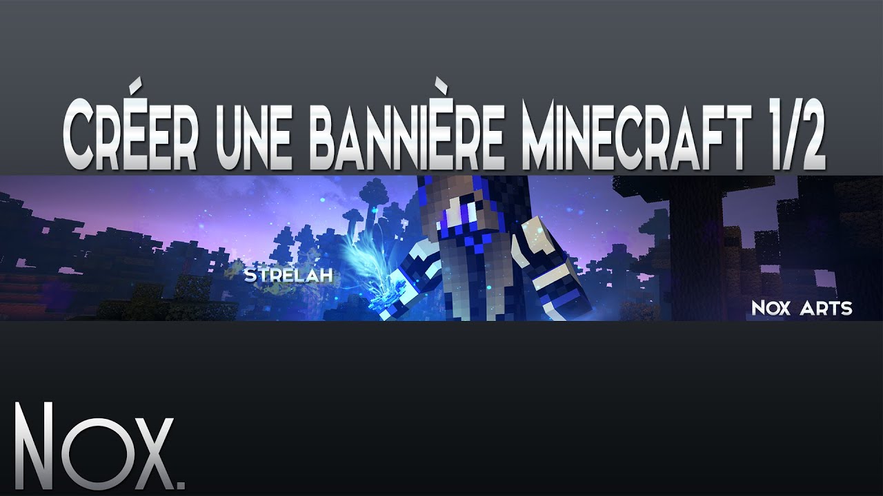 Banniere Youtube Minecraft Telecharger Une Banniere Youtube Minecraft Gratuitement Kendodev Creation Site Internet Toulon Nice Les Motifs De Bannieres Sont Fabriques En Combinant Du Papier Avec L Objet Correspondant Au Motif