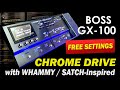 Boss GX-100 CHROME DRIVE with Whammy