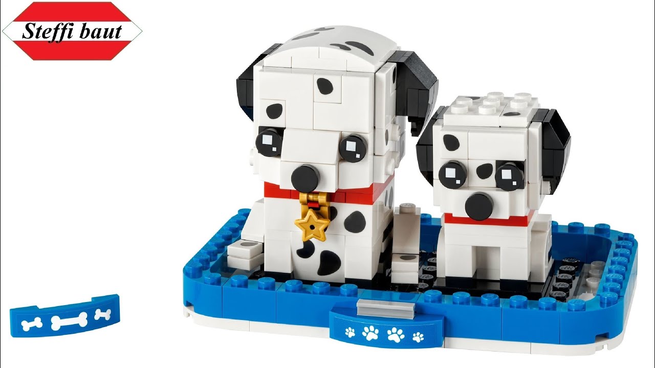 LEGO Brickheadz Pets 40479 Dalmatians unboxing & build