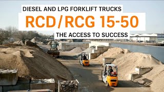 Diesel and LPG Forklift Trucks RCD/RCG 15-50 - The access to success