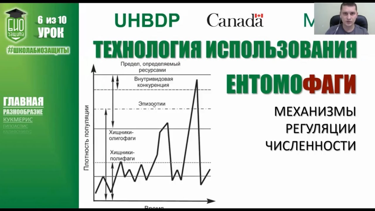 Урок 6. Технология использования энтомофаги. Мошкин Владимир. 