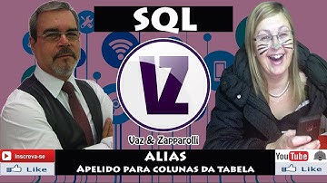 SQL Server Tutorial: ALIAS Apelido para colunas da tabela | Curso Online Gratuito - Vaz-e-Zapparolli