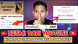 Bongkar! Trik nya | cara Monetisasi Konten lirik lagu / konten musik Copyright