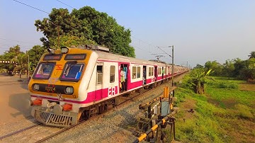 New medha ICF train crosses like bullet speed between the Railgate | mini drone view of ICF train 😯