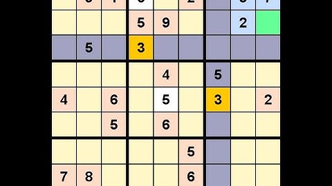 How to Solve Washington Times Sudoku Difficult April 15, 2022