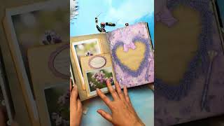 🌿 Handmade Provence & Lavender Junk Journal – For SALE on Etsy 💜