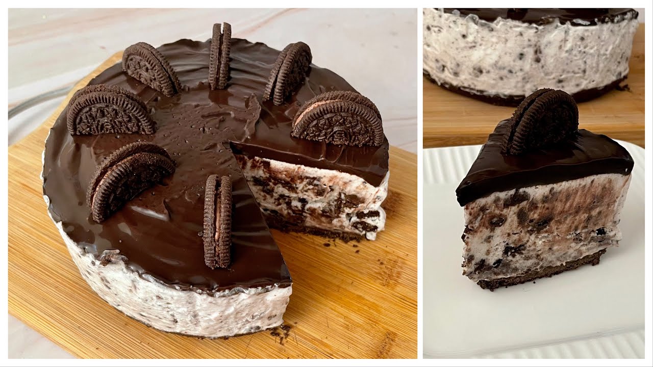 No Bake Oreo Ice Cream Cake | No Bake, No Oven Oreo Ice Cream Cake | Vanilla Icecream  | Oreo Cake | Anyone Can Cook with Dr.Alisha