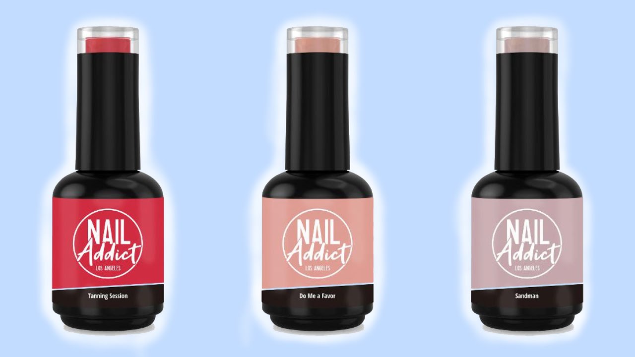 NAIL Addict Gel Polish swatch and review YouTube