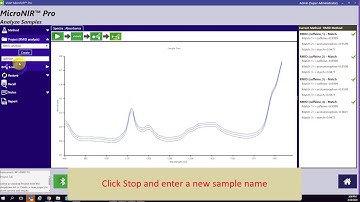 MicroNIR Quick Start 6: Sample Analysis
