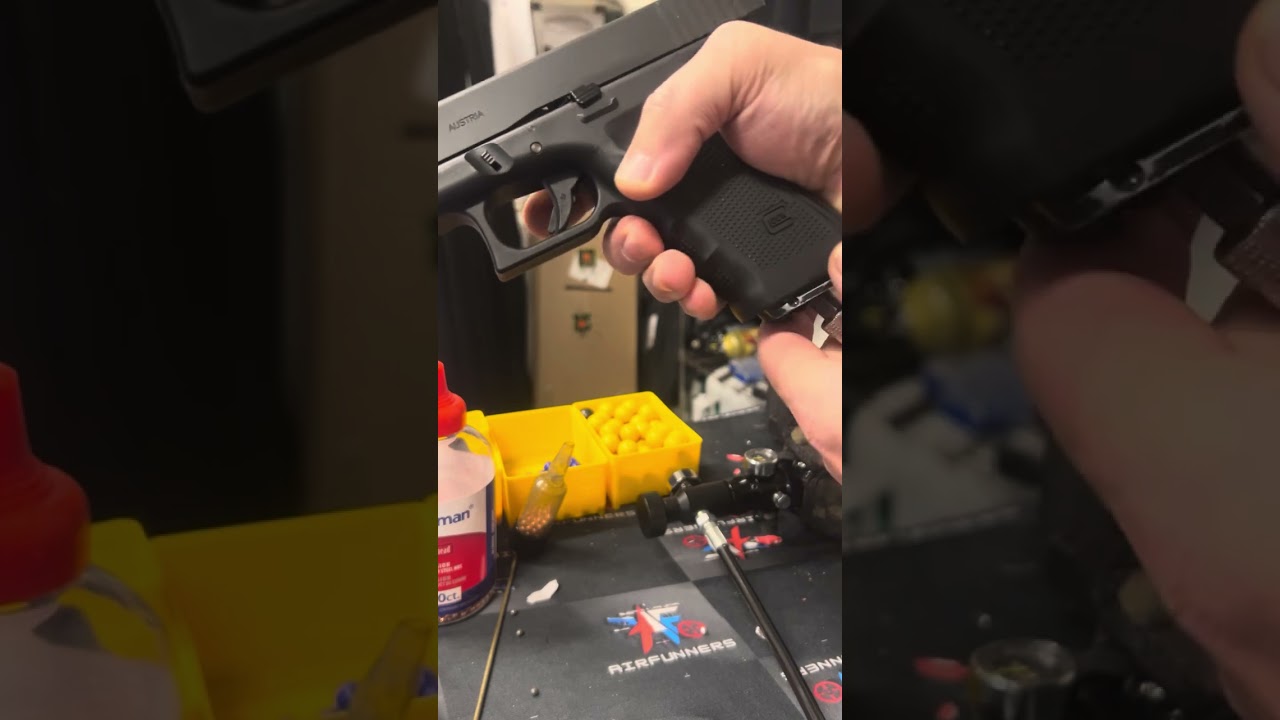 Airfunning with Glock 17 Gen 4 BB Gun on HPA! 