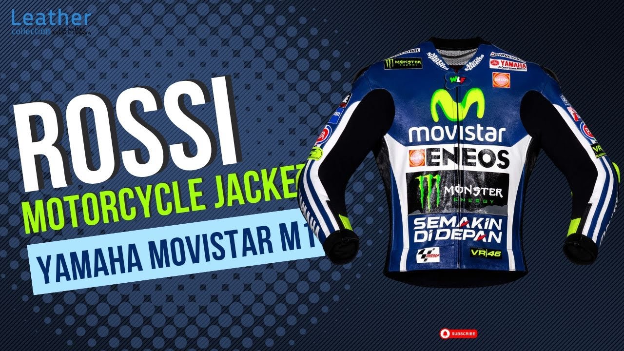 Yamaha Valentino Rossi leather jacket – MotoGP jacket | Shop