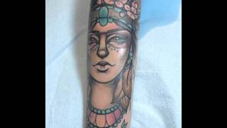 Warrior Lady Tattoo By Helena Darling