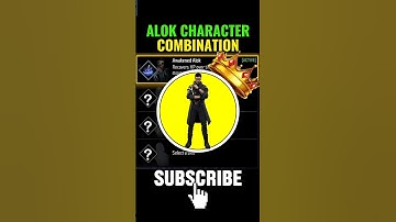 NEW ALOK COMBINATION (2025) | Best Character Combination In Free Fire | CS & BR Rank After Update