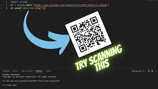 how to make QR code generator with this simple 3 lines of python Code made within seconds!