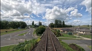 Te Kuiti to Te Kawa  NZ Rail Cab View Real Time