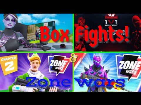 Zone wars and box fights codes and gameplay | Fortnite ...