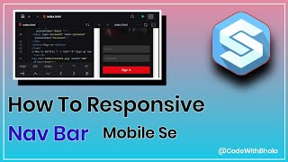 How to make | Responsive Nav Bar | Html Css |  CodeWithBhola