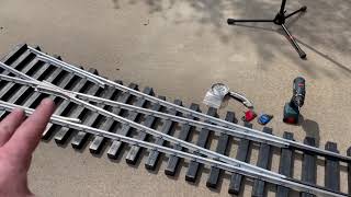 Backyard Railroad: 7.5" Gauge Accu-Tie Switch Kit