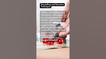 "Crafting Impact: Unveiling Powerful Storytelling Techniques in the Non-Profit Realm"